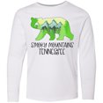 thumbnail image 3 of Inktastic Smoky Mountains, Tennessee- Mountains and Bear Shape Long Sleeve Youth T-Shirt, 3 of 5