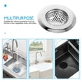 thumbnail image 3 of Raindrops 2Pcs Sink Strainers Stainless Steel for Food Catcher Drain Kitchen Use, 3 of 8