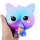 thumbnail image 5 of Adorable gato de hielo, juguete antiestrés, figura decorativa de dibujos animados, suave y mullida, para relajarse, 5 of 6