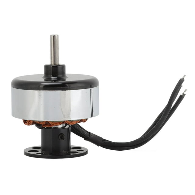 Brushless Motor, Black Aluminum Alloy Waterproof Brushless Motor for RC Model Boat