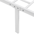 thumbnail image 3 of Yaheetech Metal Bed with Arched Headboard and Footboard, White, Twin, 3 of 7