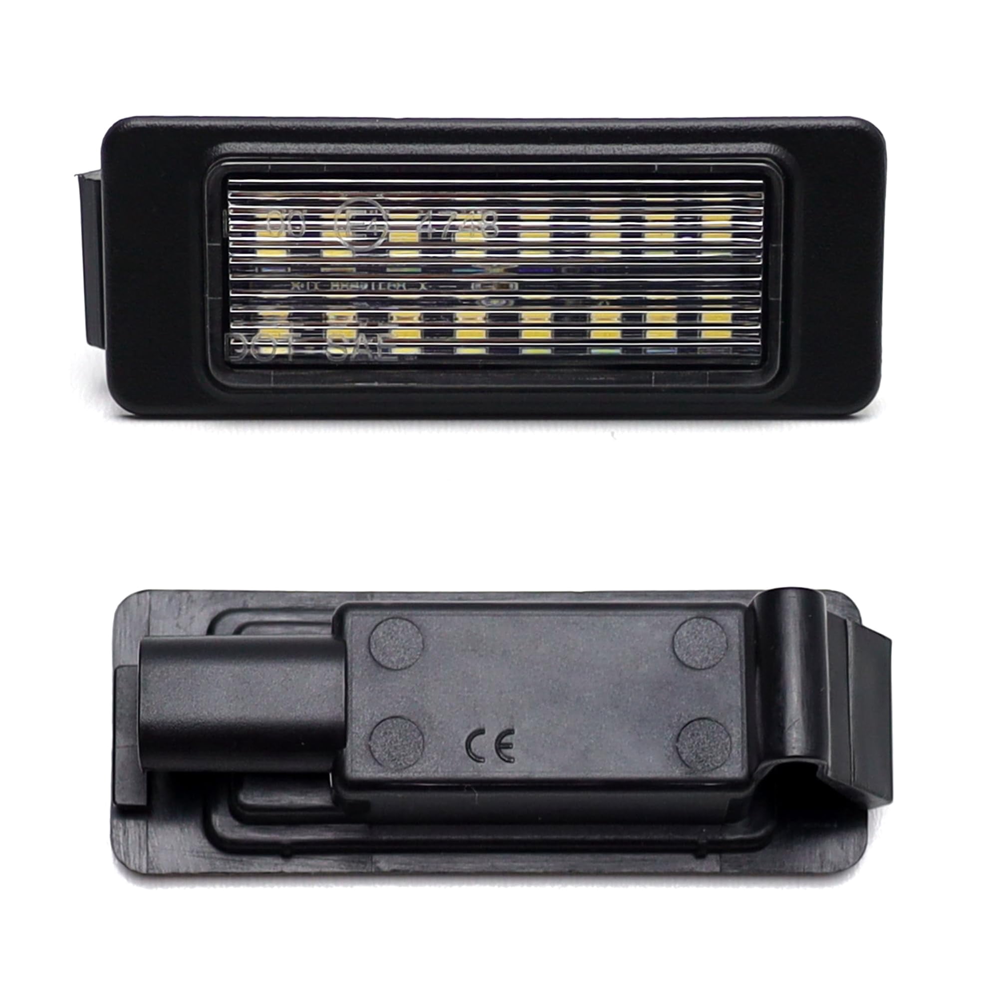 Can-Bus Error Free OEM-Fit 3W Full LED License Plate Light Kit For Cadillac 2017-22 XT5, 2019-20 CT6, Chevy 2018-22 Traverse, Buick Enclave