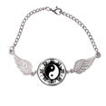 thumbnail image 1 of Ocho Diagramas Taiji Yin Yang China Patron Pulsera pulsera pulsera alas de ángel pulsera, 1 of 3