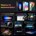 thumbnail image 4 of Tableta Xiaomi Pad 6S Pro original, versión global 2024, 11 pulgadas, HD 4K, Android 14, 16 GB + 1 T, 20000 mAh, 5G, doble SIM, WiFi, GPS, tableta PC, 4 of 5