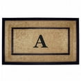 thumbnail image 1 of Nedia Home 18099A 22 x 36 in. Coir &amp; Rubber Frame Mat  Monogrammed A, 1 of 1