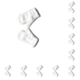 thumbnail image 2 of Sonducket 1 par de manoplas para niños pequeños, adorables, cómodas, para mantener el calor, manopla gruesa, accesorio de ropa para niños con Blanco 10Conjunto, 2 of 6