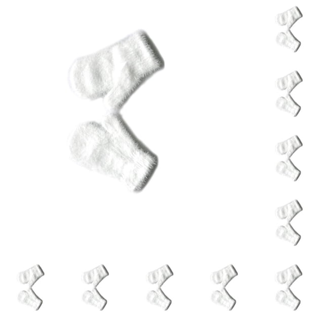 Minnieouse 1 par de manoplas para niños pequeños, accesorios de ropa para niños y niñas, color blanco Blanco 10piezas Minnieouse CBP205295