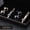 XK2027, variant on offers a 4-piece set of various men's shirt cufflinks in an elegant gift box, suitable for weddings and business occasions.