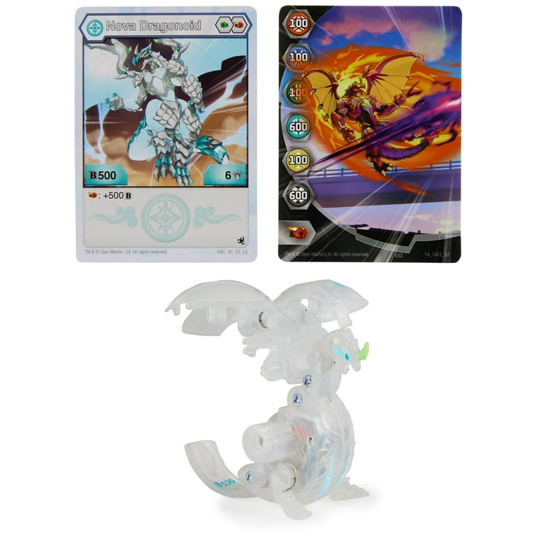 Bakugan Legends 2023 – Confezione Con 1 Nova Dragonoid Luminoso, Carta Personaggio E Carta Portale – Giocattolo Per Bambini 6+ Anni