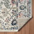 thumbnail image 5 of Bellamy Multicolored Traditional Floral High-Low Plush Polyester Blend Area Rug, 5 of 8
