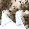 thumbnail image 2 of Home Soft Things Faux Fur Throw - Citraka - Brown - 50" x 60", 2 of 7