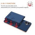 thumbnail image 2 of Allytechgroup Wallet Case for Samsung Galaxy A06, RFID Blocking PU Leather Stand Phone Shell with Credit Card Slot Shockproof Back Cover for Samsung Galaxy A06 Women Men, Darkblue, 2 of 8