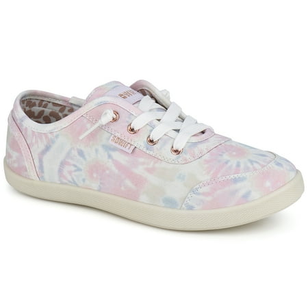 JENN ARDOR Women s Low Top Canvas Cute Sneakers Slip-On Fashion Flat shoes Pink Purple 8.5