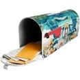 thumbnail image 4 of Summer Mailbox Cover Standard 18 X 21 Inch Summer Beach Life Magnetic Mailbox Cover Waterproof Post Wraps Sea Chair Seagulls Mailbox Post for Garden Beach Home Decor Seasonal Mailbox Cover, 4 of 5