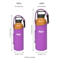 thumbnail image 3 of Healthy Human Water Bottle Take Me With U Sling - Small, Purple, 3 of 6