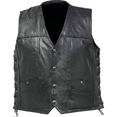 Genuine Buffalo Leather Concealed Carry Vest No