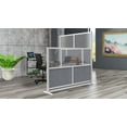 thumbnail image 5 of Luxor Freestanding Modular Room Divider Wall System with Built-in Cable Management Tray - 53" x 48" Starter Wall, 5 of 10