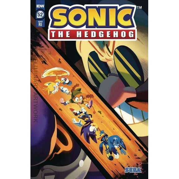 Sonic the Hedgehog (IDW) #52C VF ; IDW Comic Book