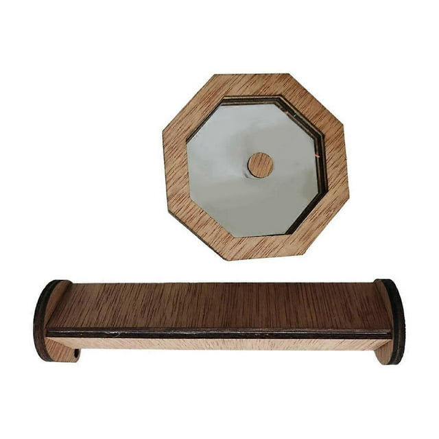 Wooden DIY Kaleidoscope Kit Outdoor Toddler Rotating Kaleidoscope Set