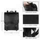 thumbnail image 4 of Mochila LXY Vintage de piel vegana para mujeres y hombres, color negro, 4 of 6