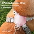 thumbnail image 5 of Exclusivo Mezcla Comfort Control Dog Harness with Leash and Poop Bags, No Pull X-Frame Adjustable Pet Harness for Small and Medium Dogs, Pink, S, 5 of 7