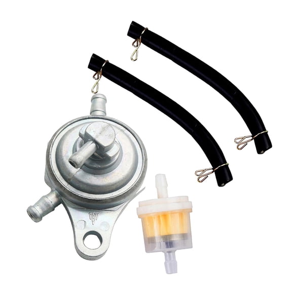 Universal Fuel Pump Vacuum Petcock, Replacement ,3-Hole Shut Off Switch Carb 50cc 125cc 150cc Gy6 Engine Moped Scooter ATV