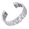 thumbnail image 2 of Injueey correa de reloj de sólida de acero inoxidable, diamantes de imitación, Kit de reparación de correa de reloj, repuesto para Relojes inteligentes Plata, 2 of 6