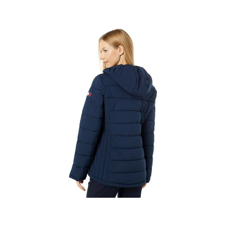 Tommy hilfiger top stretch hooded jacket