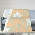 thumbnail image 1 of Pastel Floral Textures Throw Blanket, Fluffy Soft Cozy Blanket Flannel Plush Microfiber Couch Throw 40"x30", 1 of 7