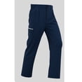 thumbnail image 5 of Work Pants for Men Men Casual Faddish Solid Zipper Multiple Pockets Pants Trousers Work Clothes Dark Blue L, 5 of 8