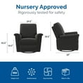 thumbnail image 5 of Baby Relax Terrin 3-in-1 Gliding Swivel Nursery Recliner, 5 of 7