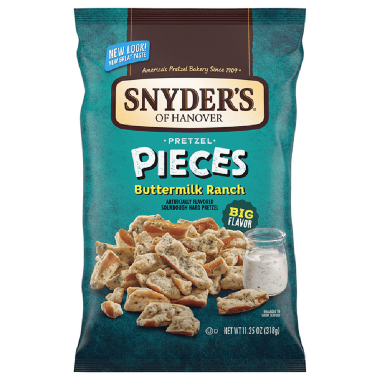 Snyder's of Hanover Buttermilk Ranch Flavored Pretzel Pieces, 4Pack 11
