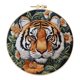 thumbnail image 1 of Kits Bordado Punto Cruzado Tigre Con Hilo Color Tela Aro, 1 of 9