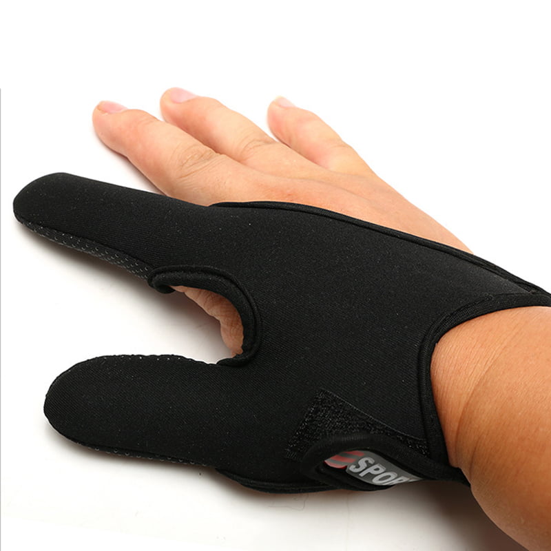 2x Nonslip One Finger Fishing Glove Breathable Single Finger Stall Protector 