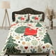 thumbnail image 1 of Navidad Juego De Funda Nórdica Con Almohadas Árbol De Navidad Dormitorio Ropa De Cama Consolador, 1 of 4