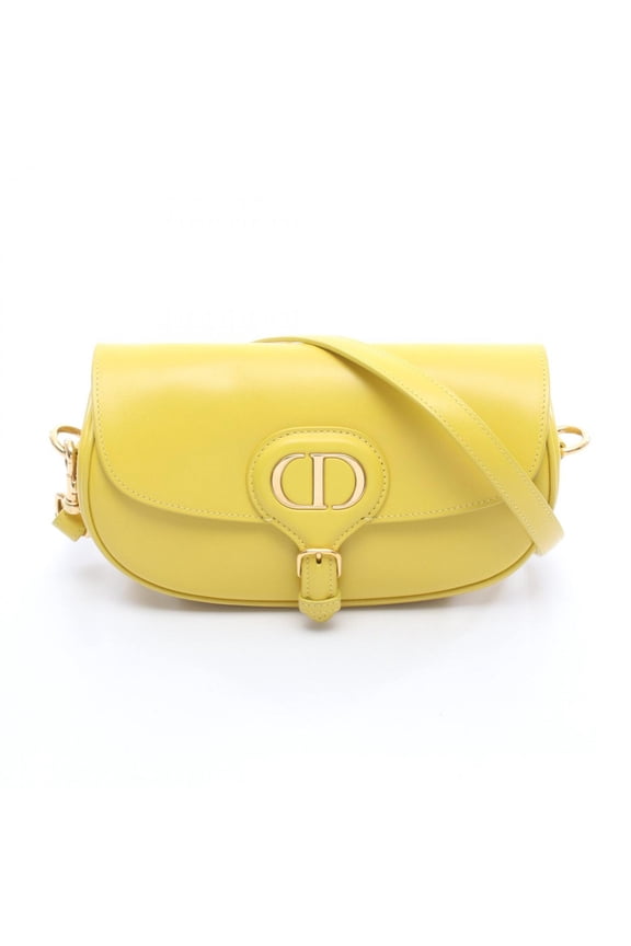 Pre-Owned Christian Dior Dior Bobby East West Shoulder Bag/Handbag, Leather, Women's, Yellow