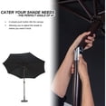 thumbnail image 5 of Outdoor 10FT Patio Umbrella Patio Market Umbrella with Crank Deep Red, 5 of 5