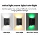 thumbnail image 4 of Luz LED Solar inteligente para exteriores, lámparas de decoración impermeables para jardín, balcón, patio, calle, luz de pared, 1 a 8 unidades, 4 of 4