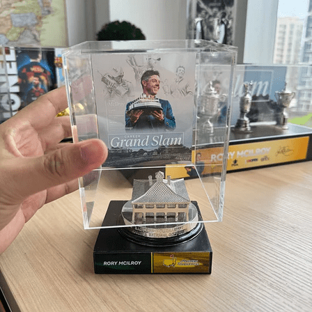 Rory McIlroy Masters Tournament Golf Championship Trophy 5 cm Metal Trophy with Display Case Fast Shipping