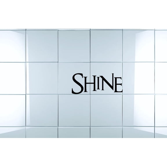 Custom Designs Shine Quote 16x40 Inches