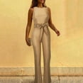 thumbnail image 2 of Kcodviy Combinaison Décontractée en Coton pour Femmes Été Sans Manches à Jambes Larges, 2 of 4