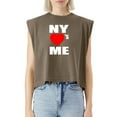 thumbnail image 5 of EcoLoom Ny Loves Me Cap Sleeve Muscle Crop Top Funny Sleeveless Baby Shirt Black-M, 5 of 5