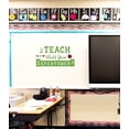 thumbnail image 3 of I Teach, What's Your Superpower Teacher Vinyl Lettering Art Classroom Wall Decal Stickers School Quote 23x12-Inch Lime Green/Red, 3 of 6