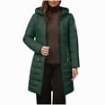 thumbnail image 2 of Towmus Winter Coats for Women Plus Size Quilted Puffer Down Fleece Warm Thicken Hooded Parka Jacket Pocket Zip Padded Outerwear, 2 of 8