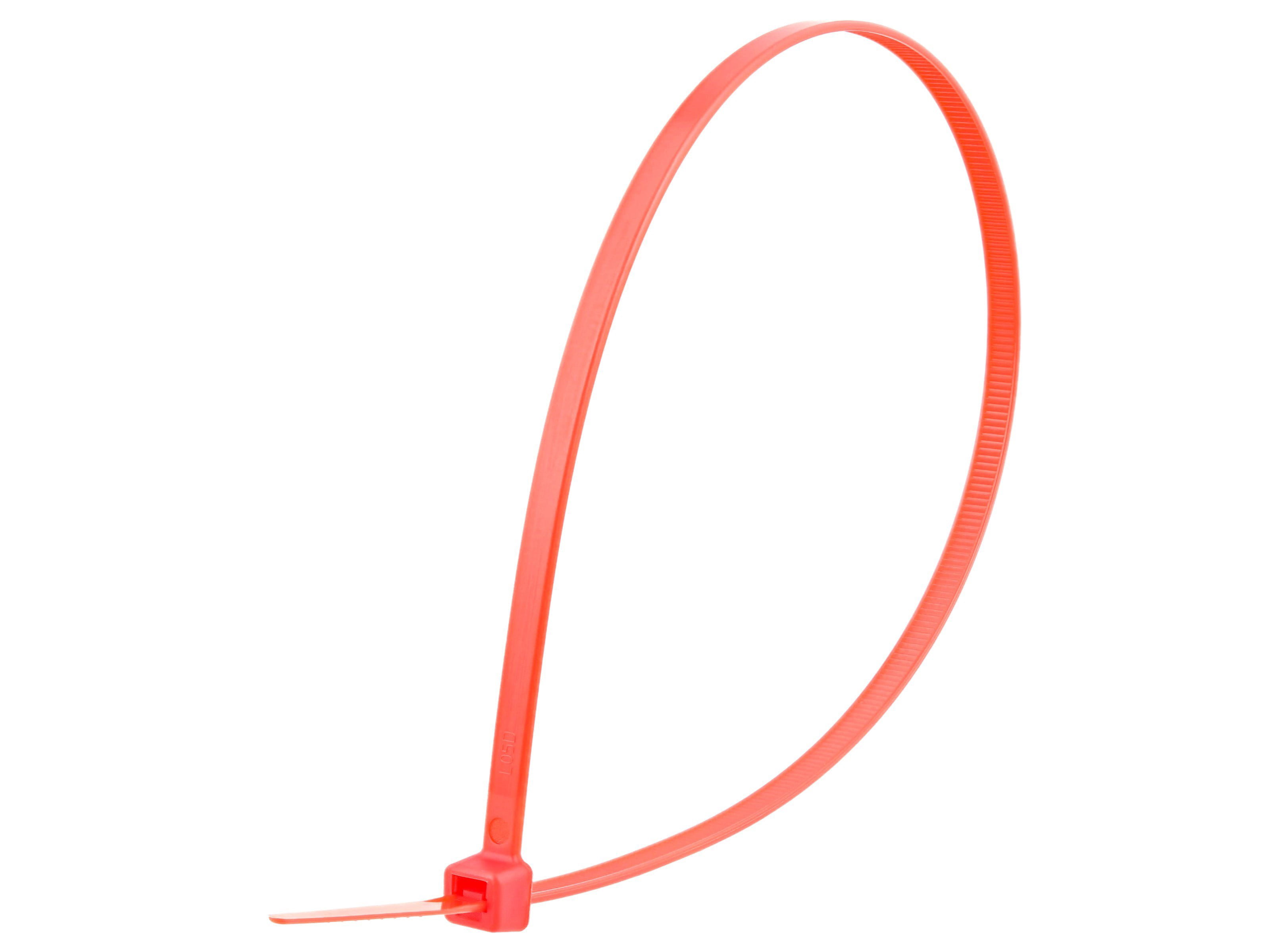 Strong Fluorescent cable tie tidy wrap nylon straps 8 inch 12 inch 15 inch 
