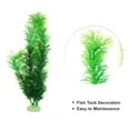 thumbnail image 3 of 1uds Acuario Plástico Plantas, Artificial Acuática Planta para Tanque Plantas Decoración, Verde, 11.81, 3 of 7