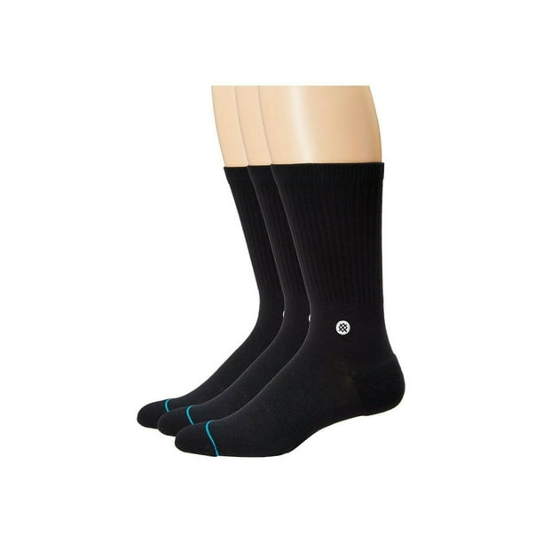 Stance Stance ICON 3PACK Men's M556D18ICP Classic Crew Solid Print