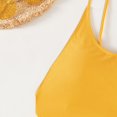 thumbnail image 6 of Sngxgn Bathing Suit for Women Tummy Control High Cut Swimsuit Womens Swim Suit(Yellow,L), 6 of 8