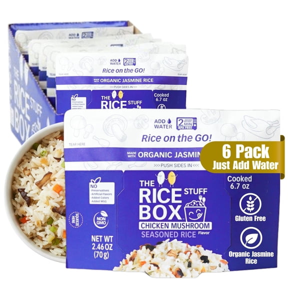 The Rice Stuff - Rice Chicken Mushroom Box - 2.46 Oz, Case of 6