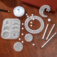 thumbnail image 2 of EASTIN 1 Set Wind Chimes Silicone Molds DIY Wind Chime Epoxy Resin Mold Wind Chime DIY Kit, 2 of 4